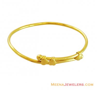 22K Gold Baby Bangles (2 Pcs) ( Baby Bangles )