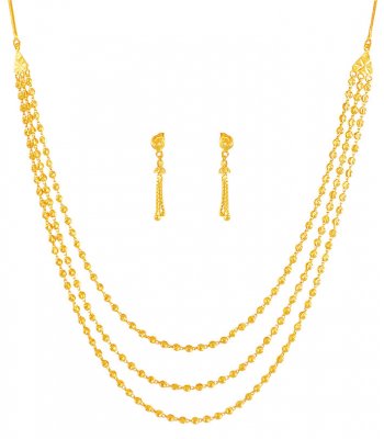 Layered Gold Necklace Set ( Light Sets )