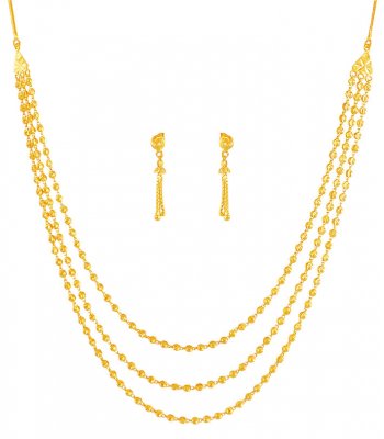 Layered Gold Necklace Set ( Light Sets )