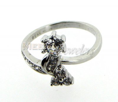 18 Kt White Gold Ladies Rings ( Ladies White Gold Rings )