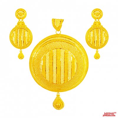 22kt Gold Pendant Set ( Gold Pendant Sets )