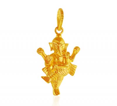 22 Karat Gold Ganesha Pendant ( Ganesh, Laxmi and other God Pendants )