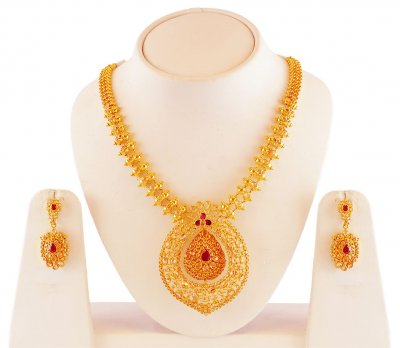 Designer 22k Temple Set ( Gold Designer Sets )