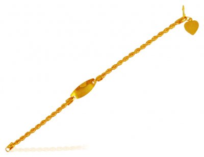 22K Gold Bracelet For Kids ( 22Kt Baby Bracelets )