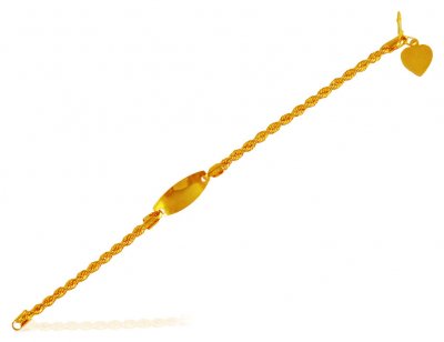 22K Gold  Bracelet For Kids ( 22Kt Baby Bracelets )