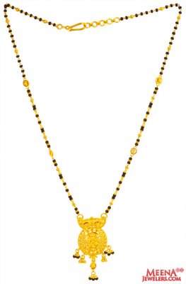 22k Gold Fancy Filigree Mangalsutra ( MangalSutras )