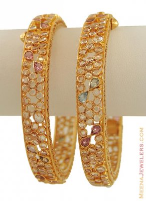 22K Gold Antique Designer Kadas ( Antique Bangles )