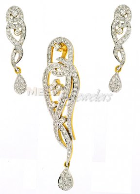 Genuine Diamond Pendant Set ( Diamond Pendant Sets )