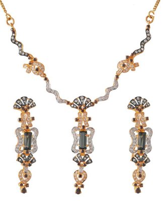 Gold Designer Necklace Set ( Gold Designer Sets )