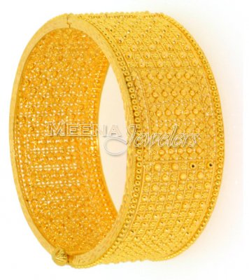 22 Kt Gold Kara (Hand Made) ( Kadas )