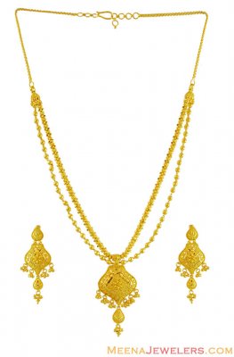 22k Gold Necklace Set ( 22 Kt Gold Sets )