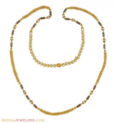 22K Indian Long Chain (28 inches) ( 22Kt Long Chains (Ladies) )