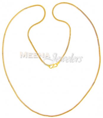 22 Kt Gold Chain ( Plain Gold Chains )