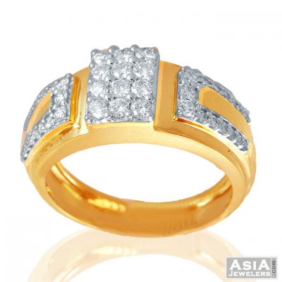 Designer Mens Genuine Diamond Ring ( Diamond Rings )