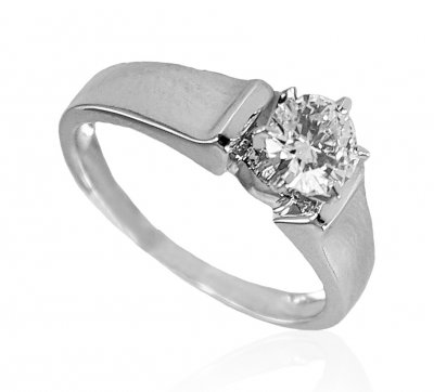 18k White Gold Diamond Ladies Ring  ( Diamond Rings )