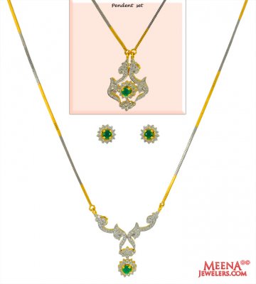 Diamond Necklace Set ( Fancy) ( Diamond Necklace Sets )