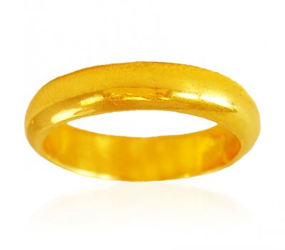 22Kt Gold Plain Band  ( Wedding Bands )