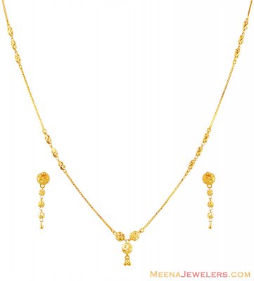 Fancy 22k Necklace Set ( Light Sets )