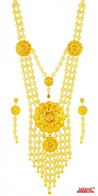 22k Gold  Necklace Set ( 22 Kt Gold Sets )