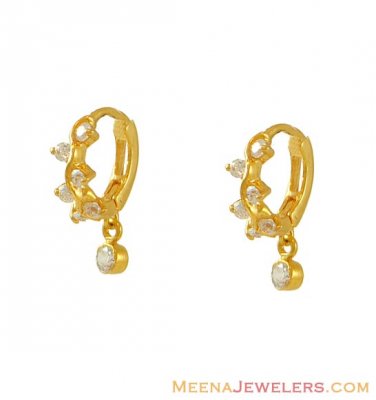 22k Small Clip On Earrings ( Clip On Earrings )