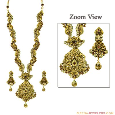 22k Designer Kundan Set ( Bridal Necklace Sets )