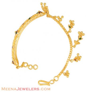 Gold MeenaKari Bracelet ( Ladies Bracelets )