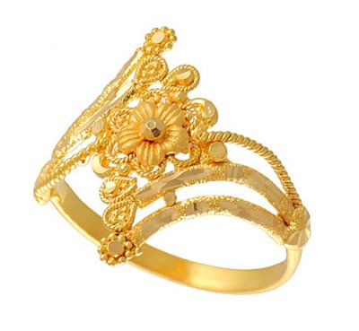 Designer Ladies Gold Ring ( Ladies Gold Ring )