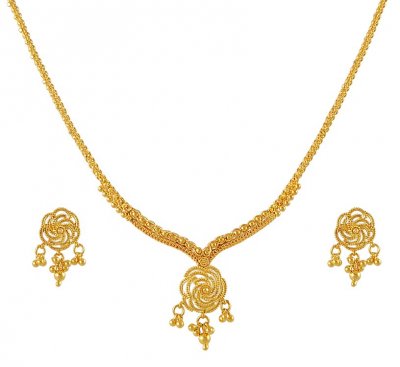 22Kt Light Necklace Set ( Light Sets )