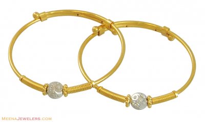 Gold Baby Bangles (22 Karat) ( Baby Bangles )