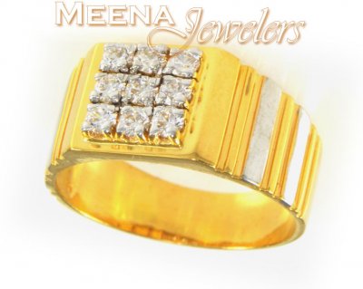 22 K Gold Mens Signity Ring ( Mens Signity Rings )