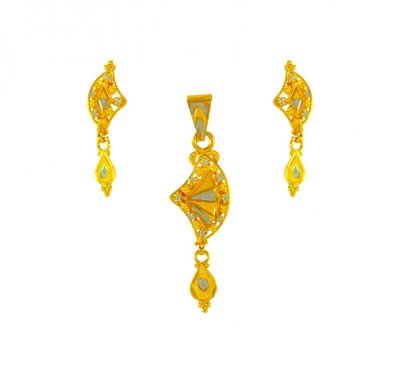 22 Karat Gold Pendant Set ( Gold Pendant Sets )