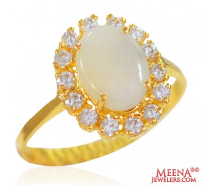 22k Yellow Gold Ladies Ring ( Ladies Signity Rings )