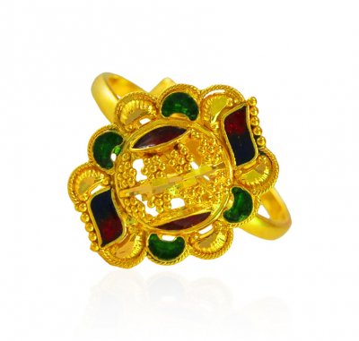 22K Gold Ladies Ring ( Ladies Gold Ring )