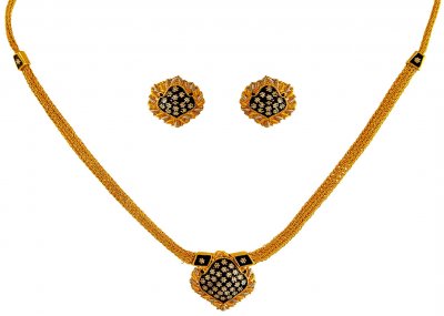 22K Gold Light Necklace Set ( Light Sets )