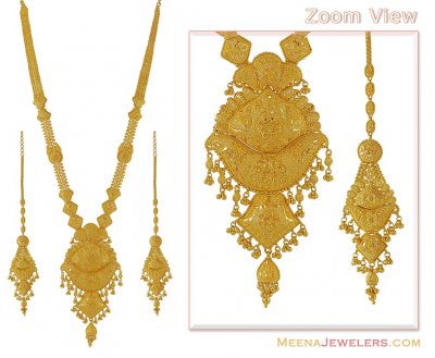 22k Gold Bridal Set ( Bridal Necklace Sets )