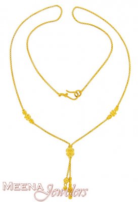 Gold Dokya Chain ( 22Kt Gold Fancy Chains )