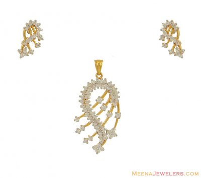 Designer Signity Pendant Set ( Fancy Pendant Set )