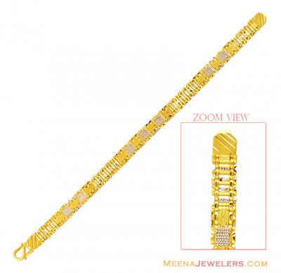 22K Gold Mens Bracelet  ( Men`s Bracelets )