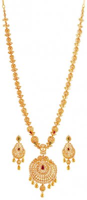 22K Designer Necklace Set ( Gold Designer Sets )