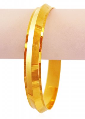 22k Yellow Gold Men Kada  ( Mens Gold Kada )