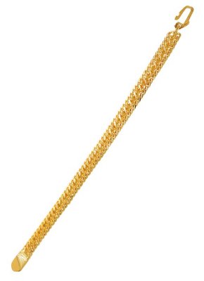 22Kt Gold Bangles (Frosty Finished) ( Men`s Bracelets )