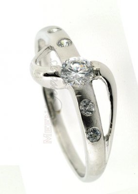 22Kt White Gold Ladies Ring ( Ladies White Gold Rings )