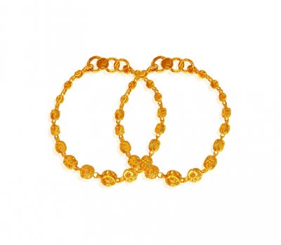Gold Beads Baby Bracelet ( 22Kt Baby Bracelets )