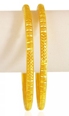 22K Gold Bangles( 2pcs) ( Gold Bangles )