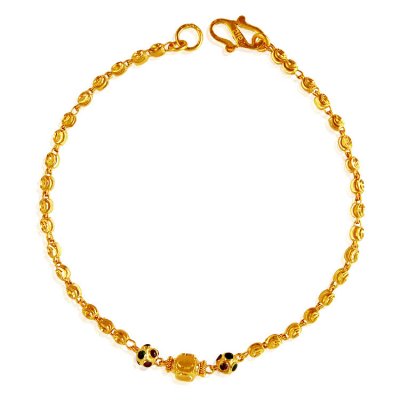 22K Gold Balls Bracelet  ( Ladies Bracelets )