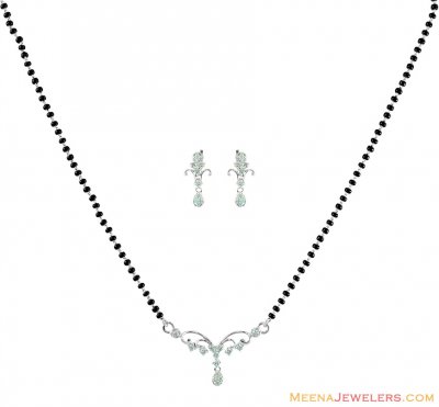 18K Designer Mangalsutra Set ( Gold Mangalsutra Sets )