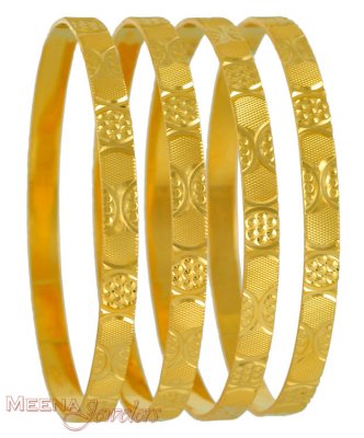 22Kt Gold Bangles ( Set of Bangles )