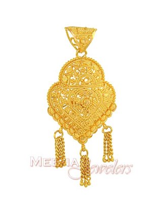 Gold Filigree Pendant ( Fancy Pendants )