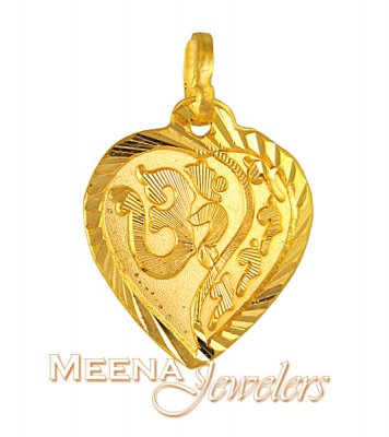 22Kt Fancy Om Pendant ( Om Pendants )