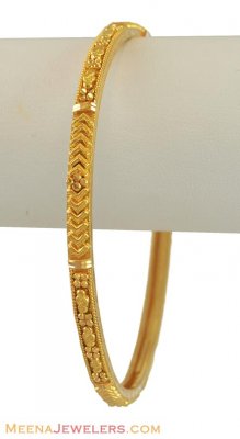 22k Filigree Bangle(1 Pc) ( Gold Bangles )